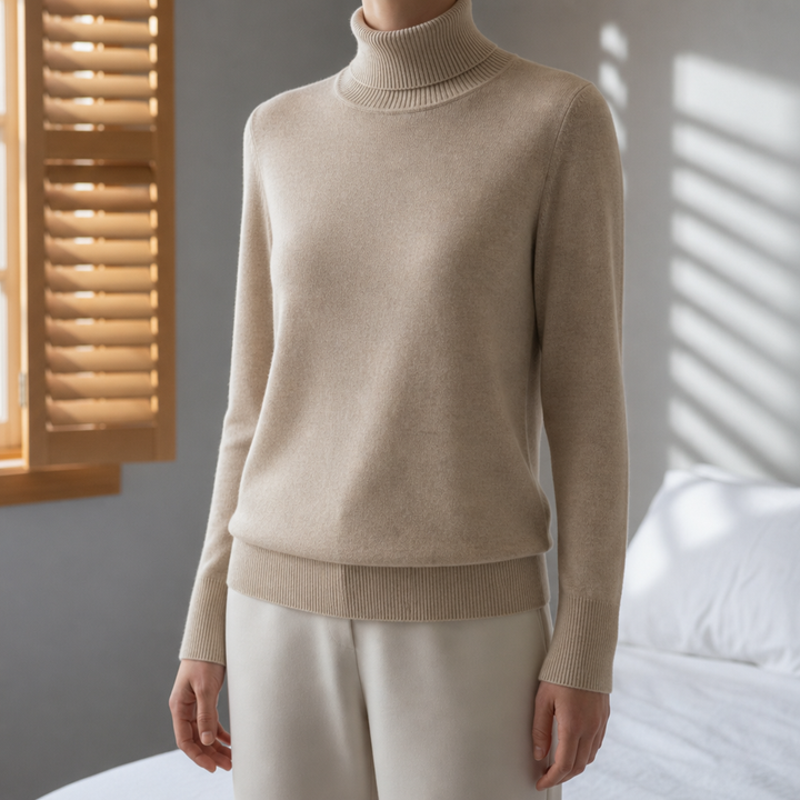 Women's Cashmere Turtleneck Sweater