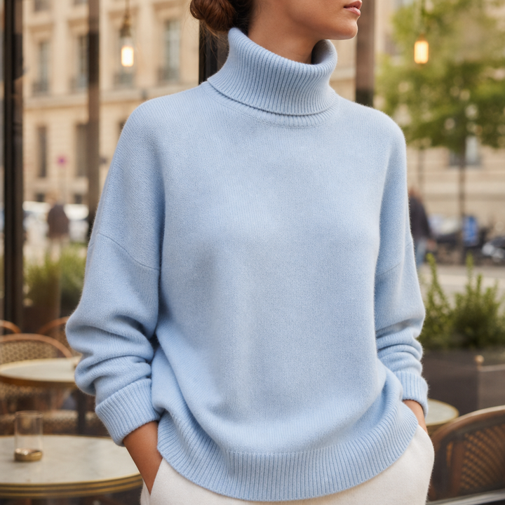 Women's Oversized Turtleneck Sweater