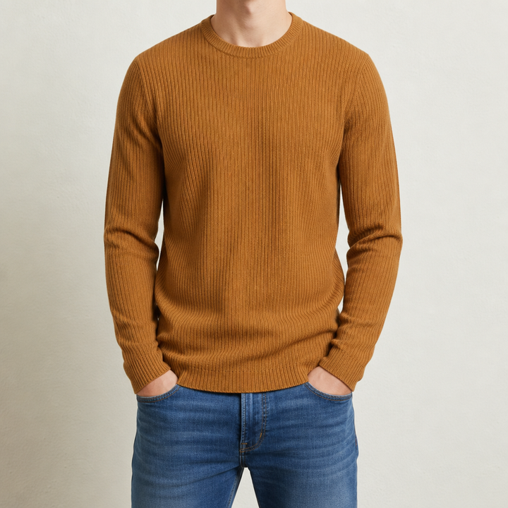Men's Ribbed Knit Sweater
