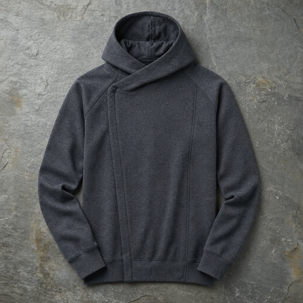 Men's Asymmetric Slim Fit Hoodie