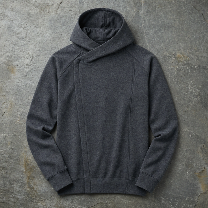 Men's Asymmetric Slim Fit Hoodie