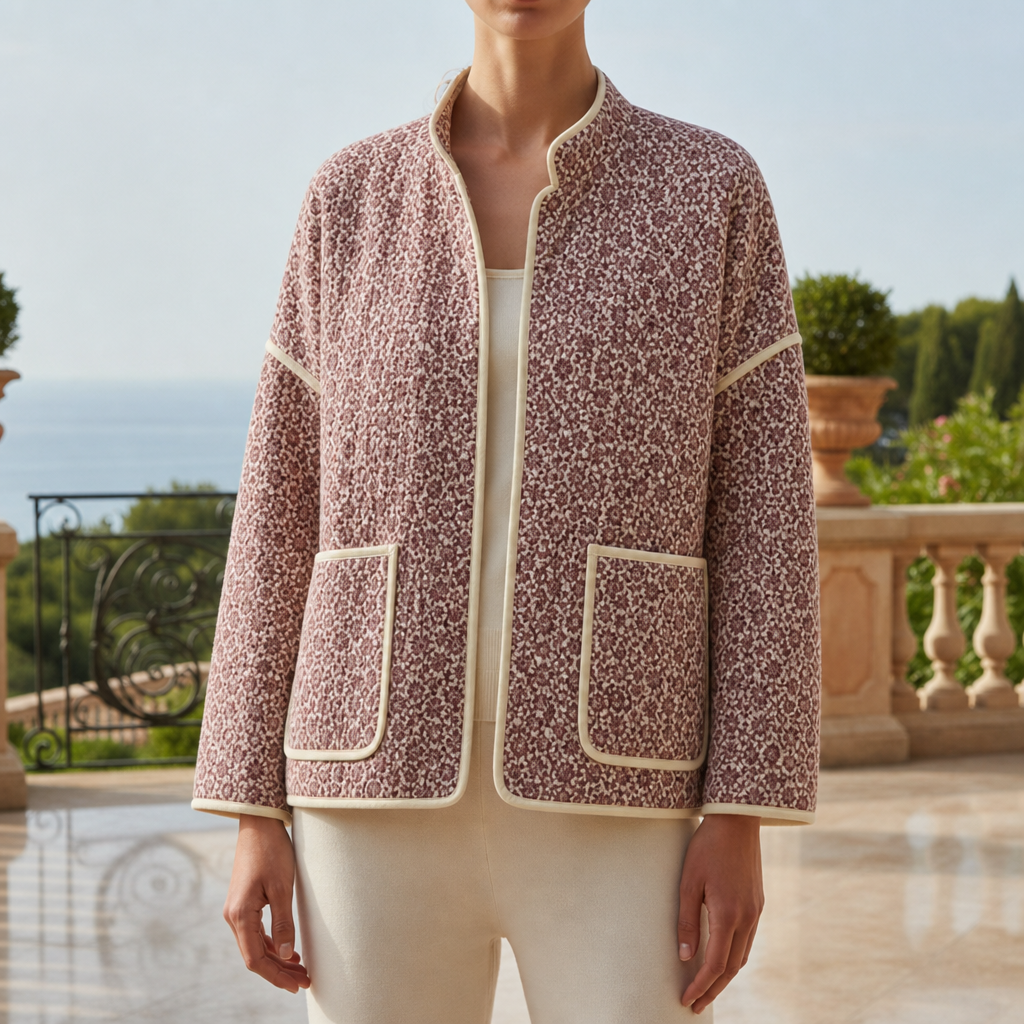 Women's Floral Print Coat