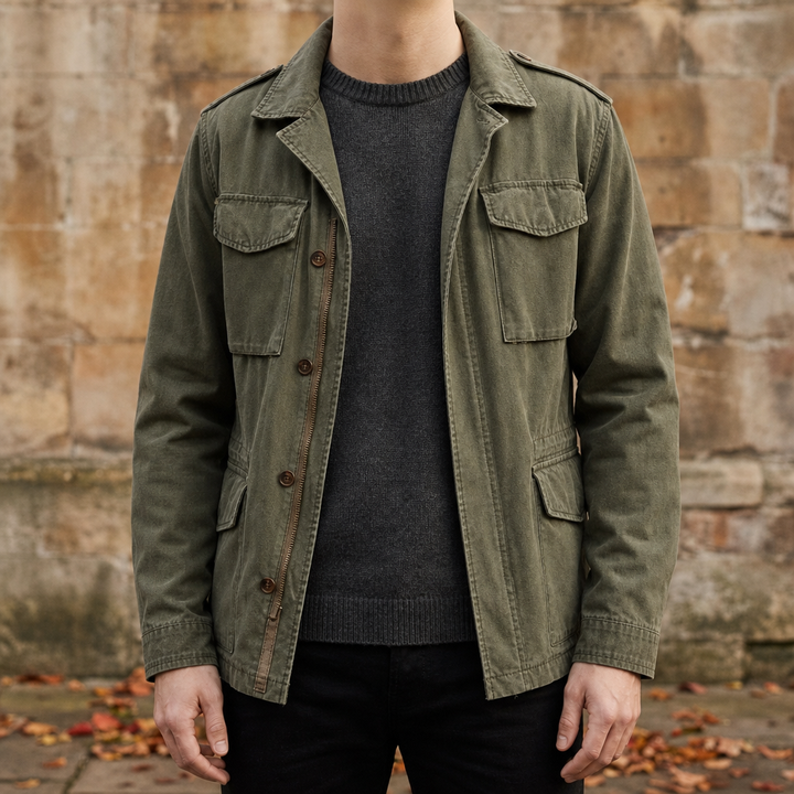 Men's Vintage Military Field Jacket