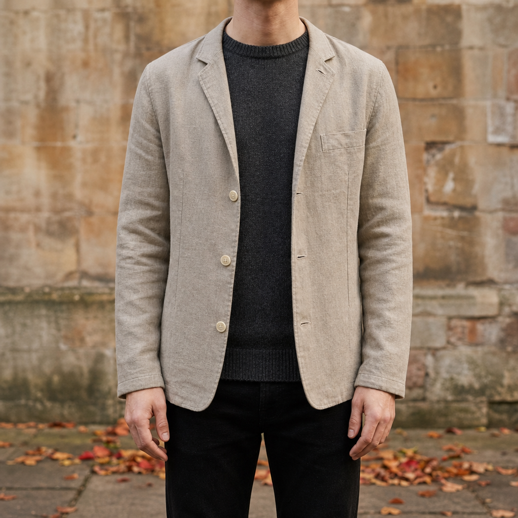 Men's Linen Suit Jacket