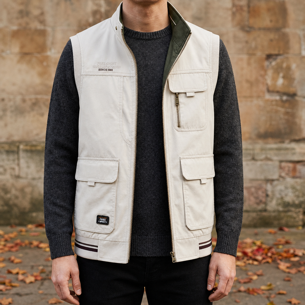 Women's Reversible Multi-Pocket Vest