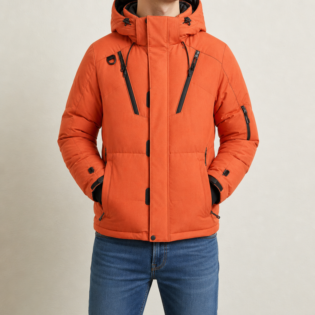 Men's Hooded Down Puffer Jacket
