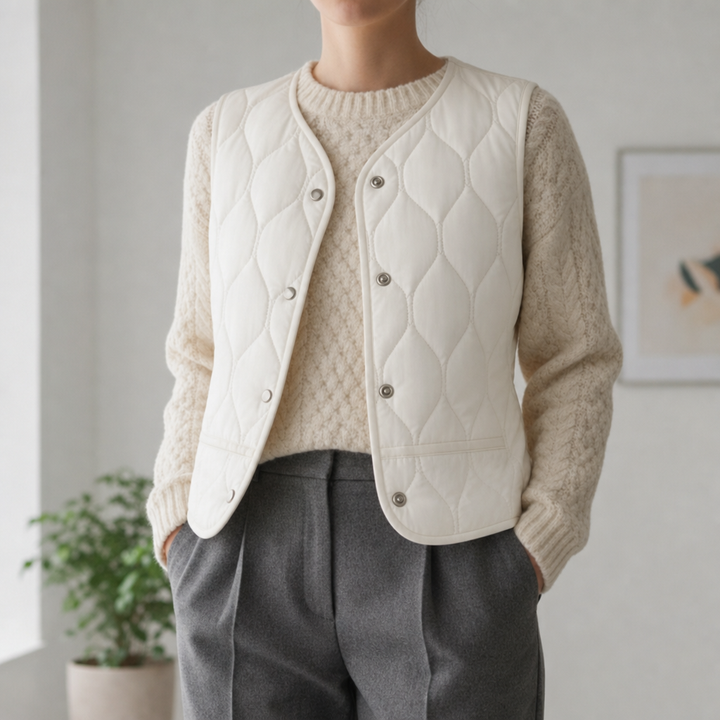 Women's Reversible Quilted Vest