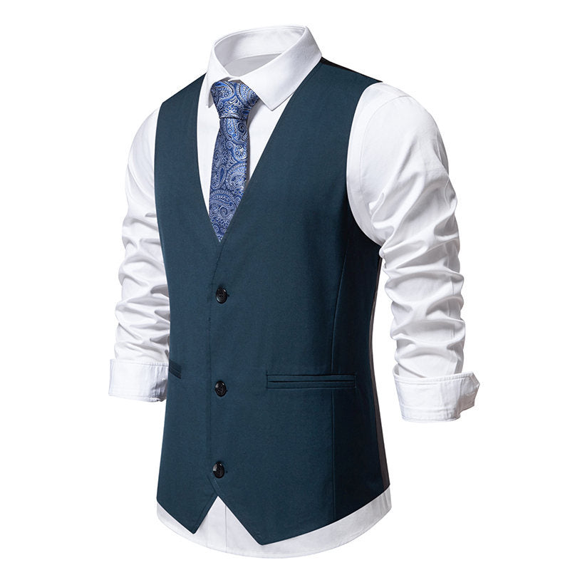 Men's Tailored Formal Vest for Refined Style