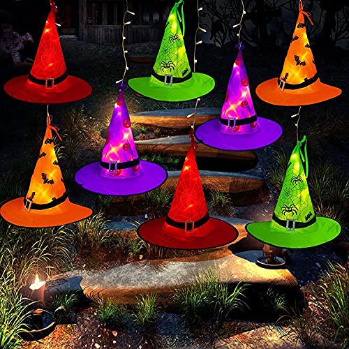 Halloween's Witch Hat String Lights 44ft with 104 Warm White LEDs