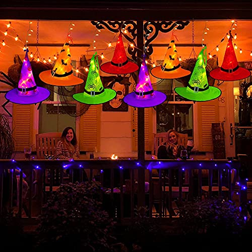 Halloween's Witch Hat String Lights 44ft with 104 Warm White LEDs