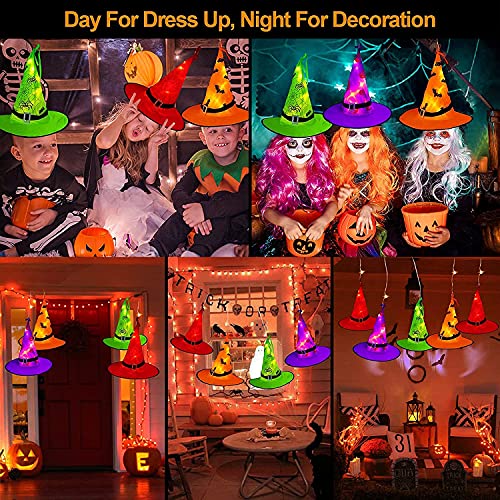 Halloween's Witch Hat String Lights 44ft with 104 Warm White LEDs