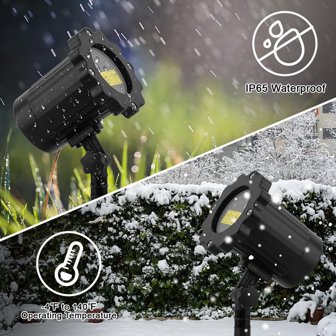 Halloween's Outdoor Laser Projector with Remote & Timer for Displays