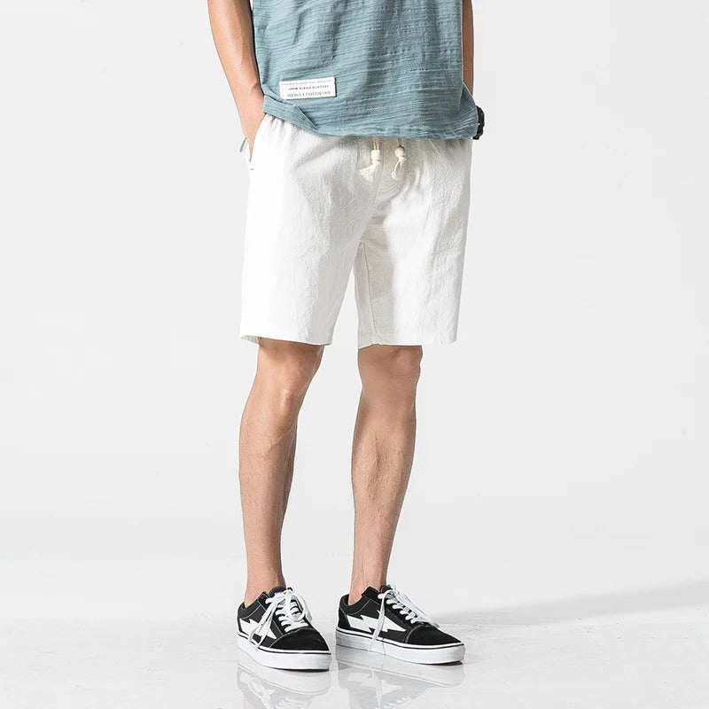 Men's Casual Summer Shorts with Tunnel Train Design