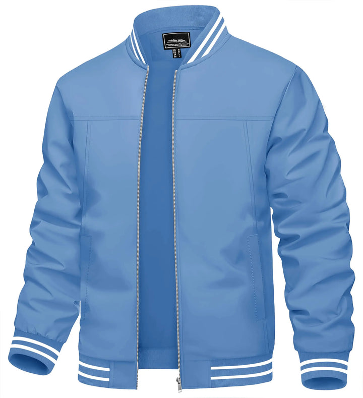 Men's Lightweight Full Zip Windbreaker Jacket