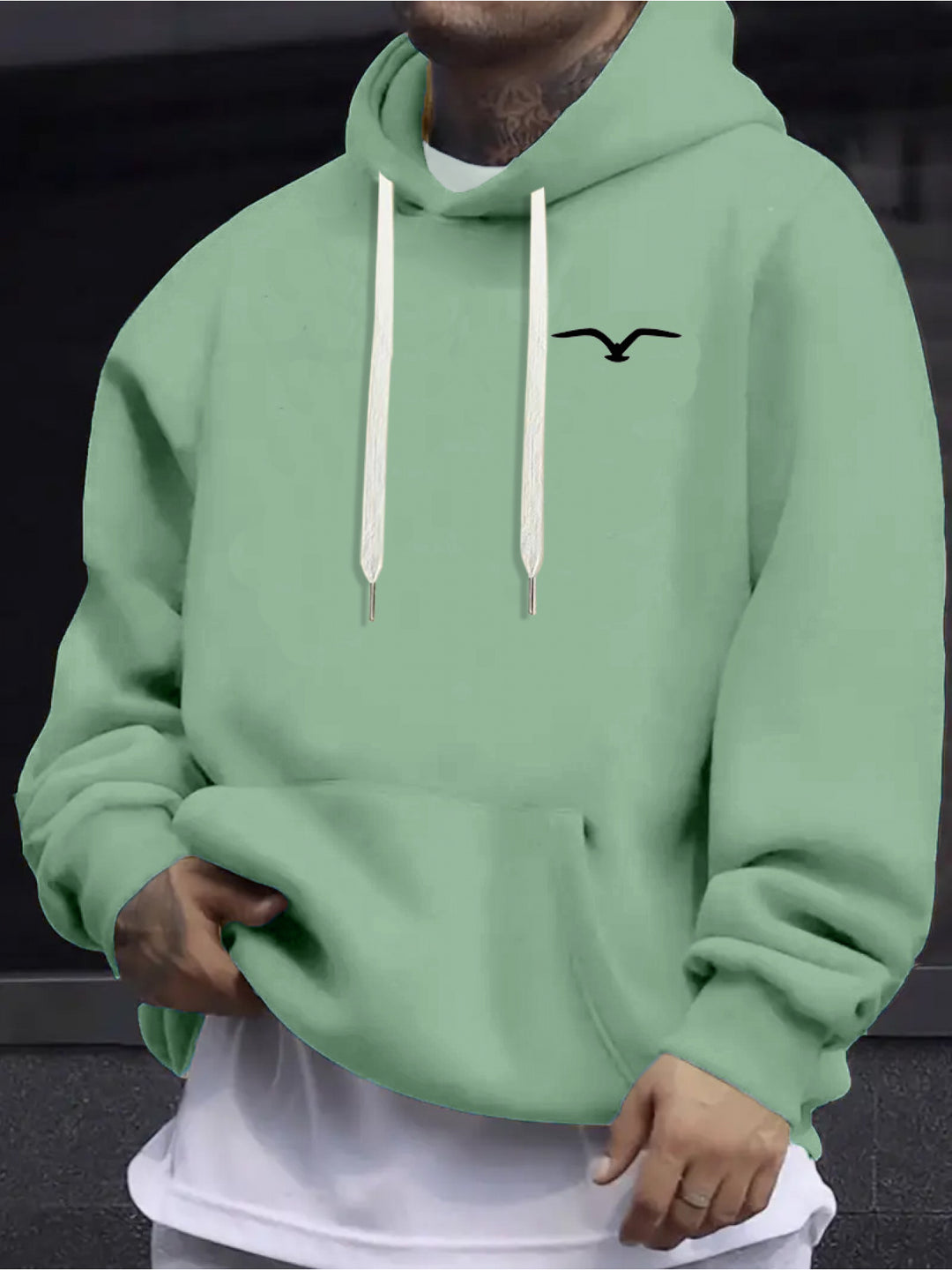 Men's Casual Cozy Long Sleeve Hooded Sweatshirt for Autumn Winter