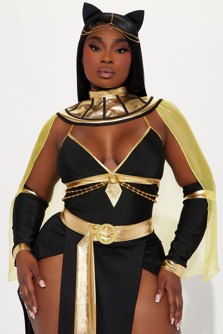 Halloween's Egyptian Queen Costume Set with Cape and Headpiece