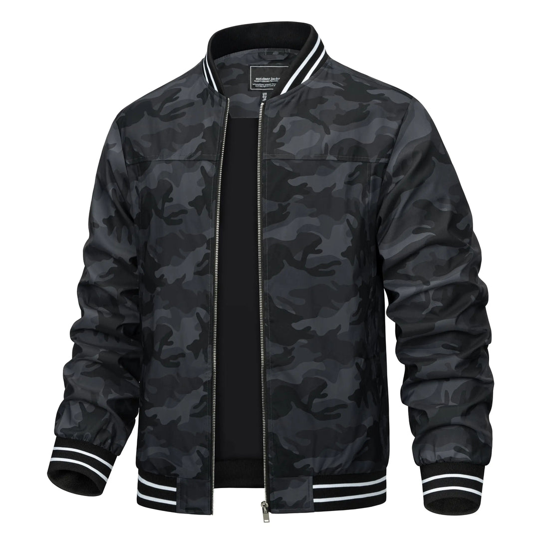 Men's Lightweight Full Zip Windbreaker Jacket