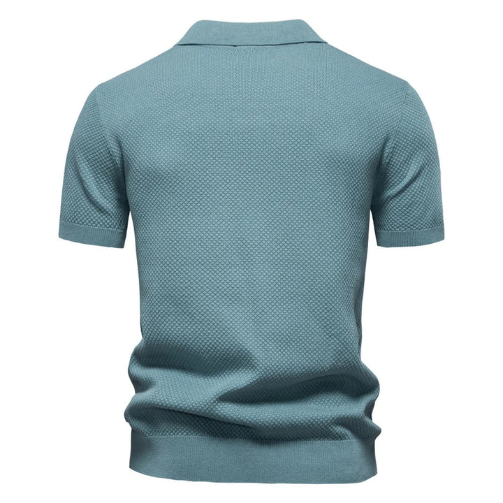 Men's Elegant Knitted Polo Shirt