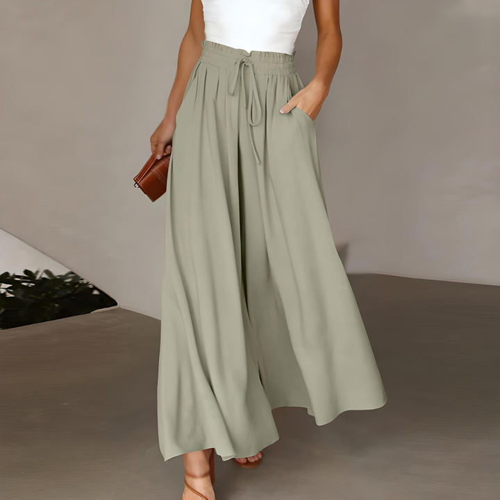 Women's Effortlessly Chic Classic Wide Leg Pants