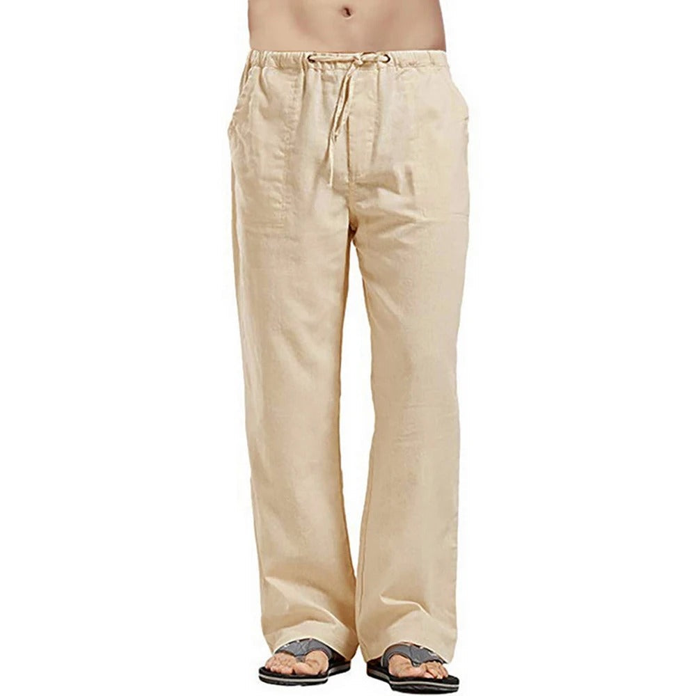Men's Airy Leisure Trousers with Tunnel Design for Comfort