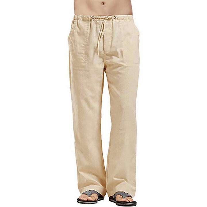 Men's Airy Leisure Trousers with Tunnel Design for Comfort