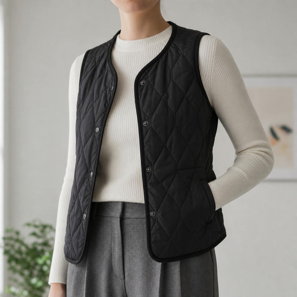 Women's Reversible Quilted Vest