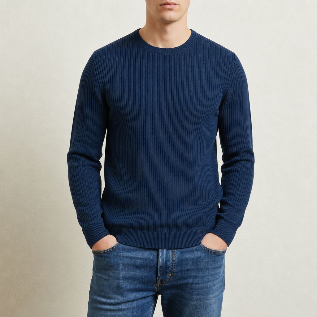 Men's Ribbed Knit Sweater
