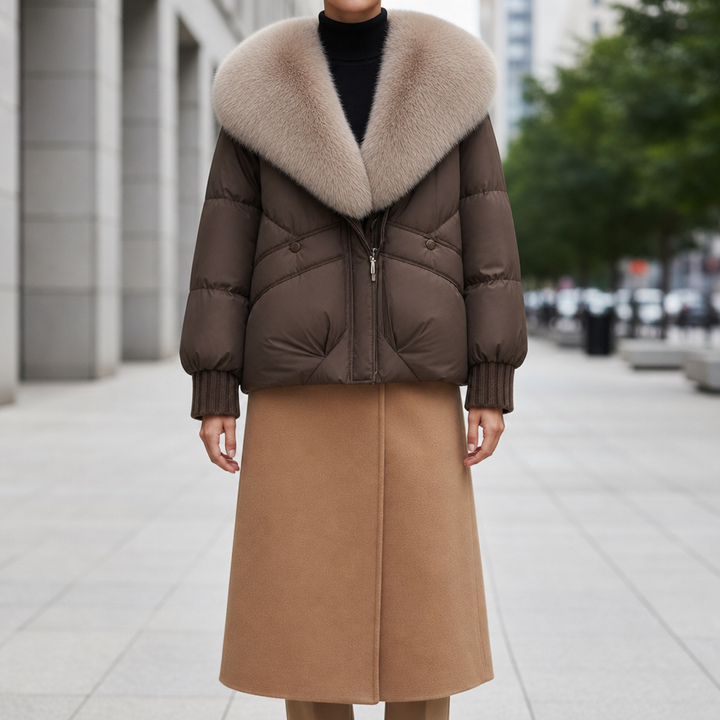 Women's Fur Collar Puffer Jacket