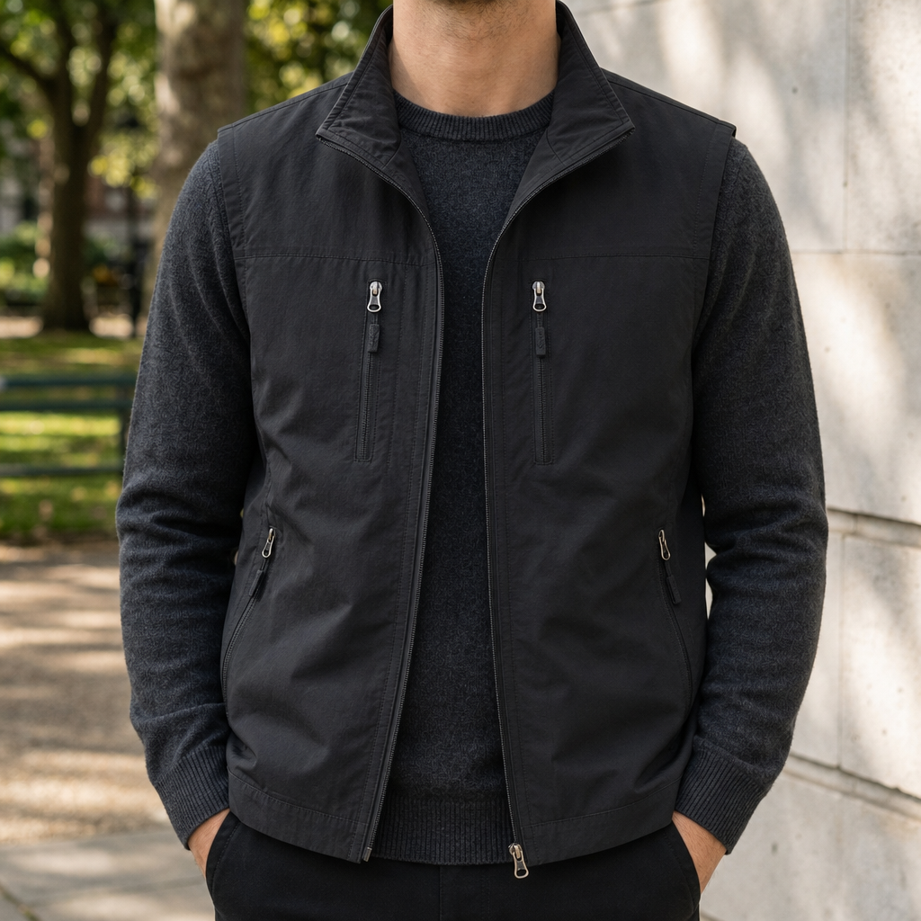 Men's Multi-Pocket Utility Vest