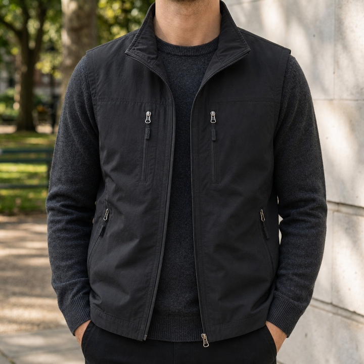 Men's Multi-Pocket Utility Vest
