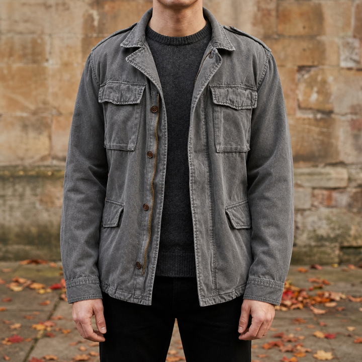 Men's Vintage Military Field Jacket