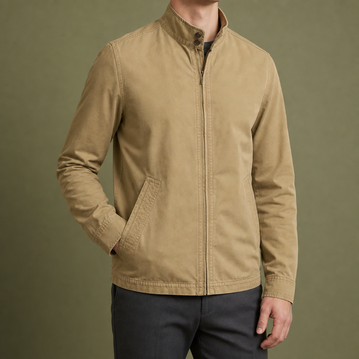 Men's Zip-Front Utility Jacket