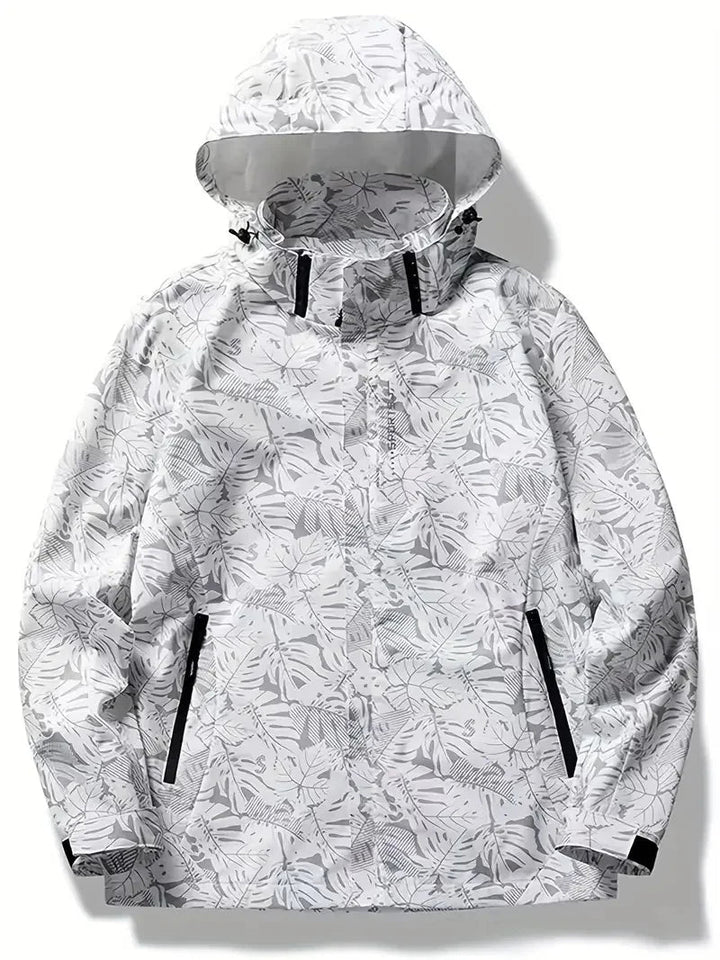 Men's Waterproof Outdoor Jacket with Hood for All Weather Conditions