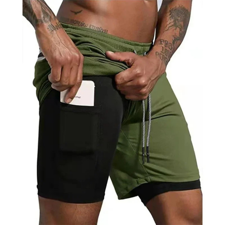 Men's 2-in-1 Sport Shorts – Designed for Performance and Comfort