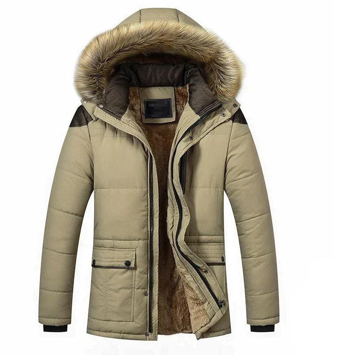 Men's Insulated Parka Jacket for Cold Weather Protection