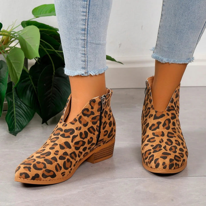 Women's Stylish Suede Ankle Booties