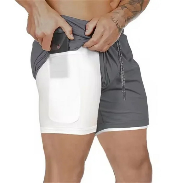 Men's 2-in-1 Sport Shorts – Designed for Performance and Comfort