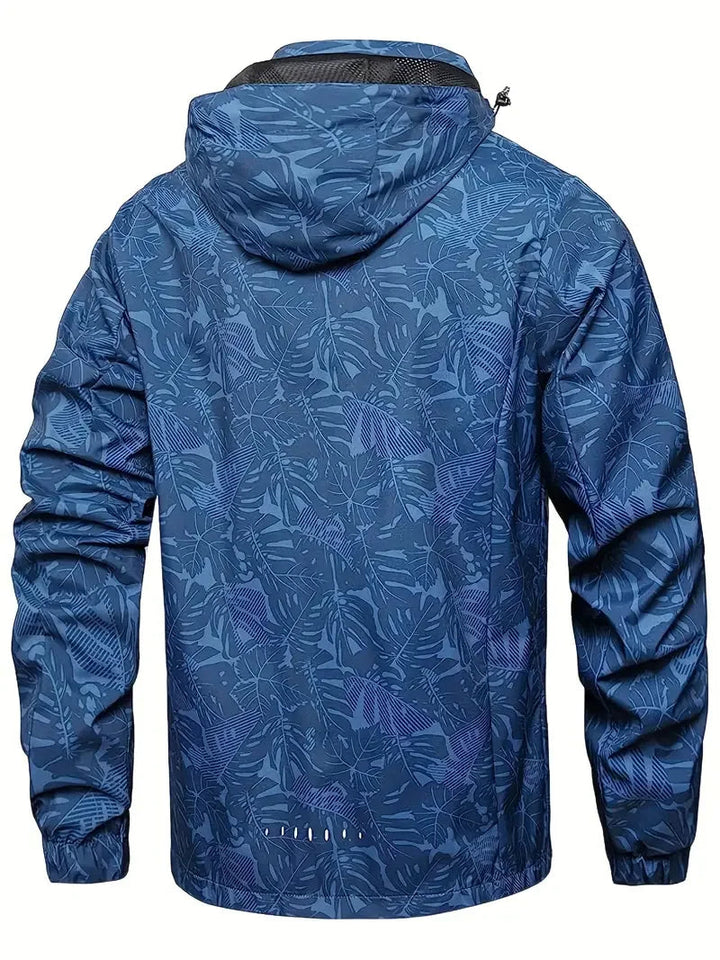 Men's Waterproof Outdoor Jacket with Hood for All Weather Conditions