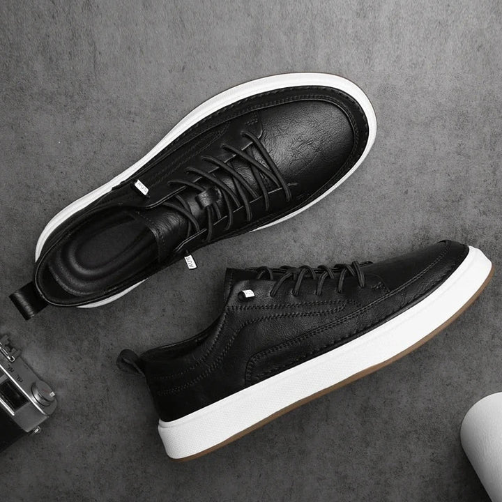 Men's Fashion Leather Sneakers for Stylish Comfort