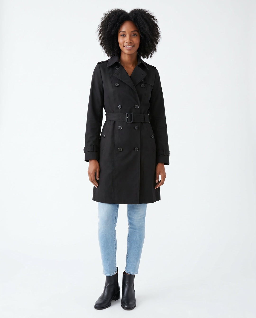 Women's Tailored Classic Trench Coat – Everyday Elegance