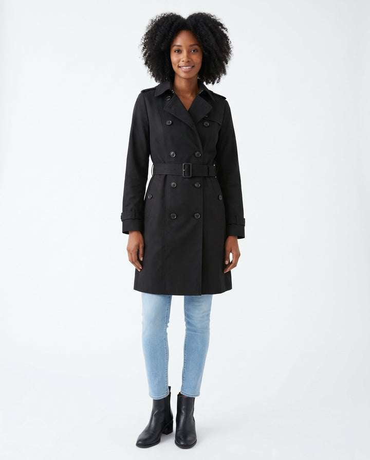 Women's Tailored Classic Trench Coat – Everyday Elegance