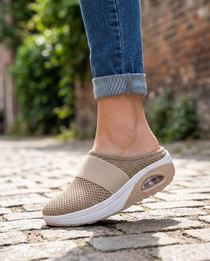 Leah | Women's Stylish Mesh Slip-On Clogs