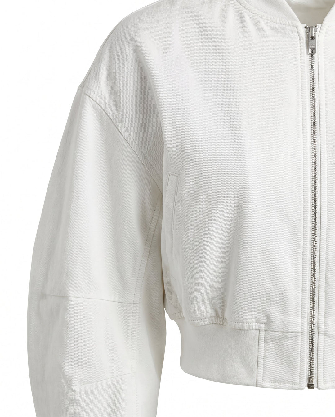 Women's Cropped Casual Bomber Jacket for Everyday Wear
