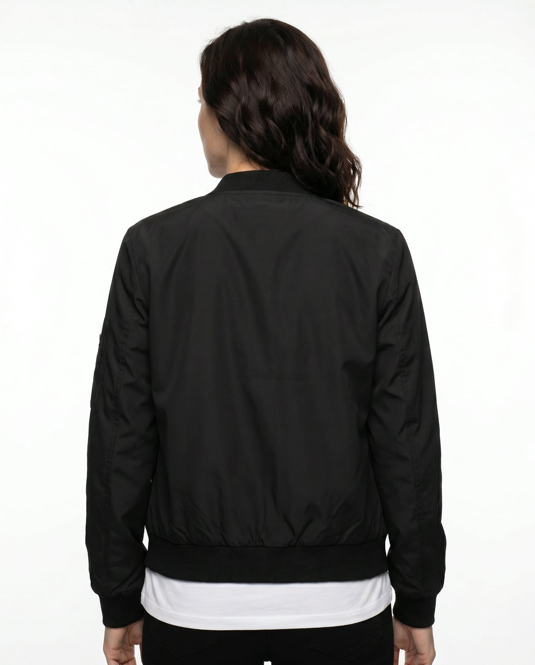 Women's Classic Relaxed Bomber Jacket for Everyday Casual Wear