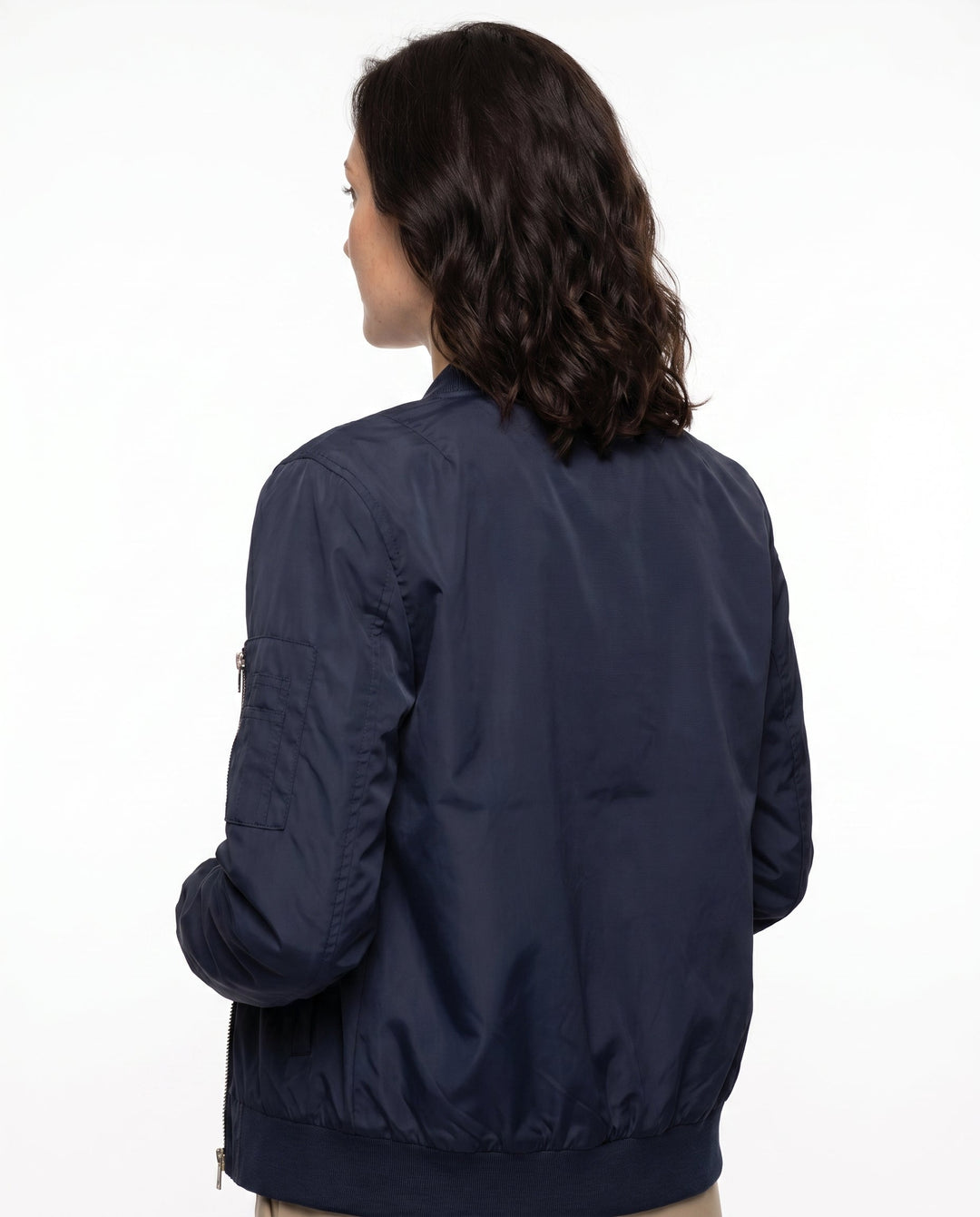 Women's Classic Relaxed Bomber Jacket for Everyday Casual Wear