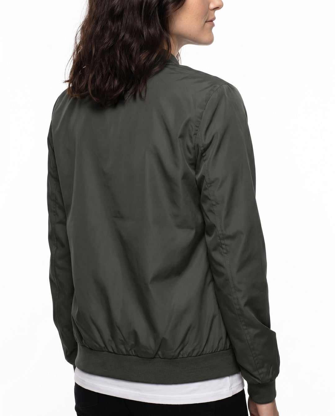 Women's Classic Relaxed Bomber Jacket for Everyday Casual Wear
