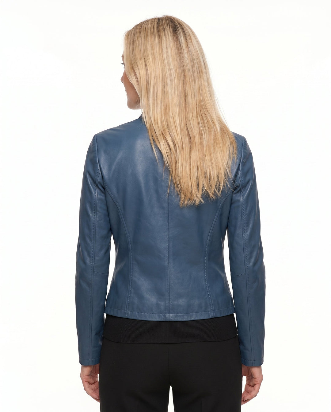 Women's Leather Jacket – Tailored Design for Versatile Casual Wear