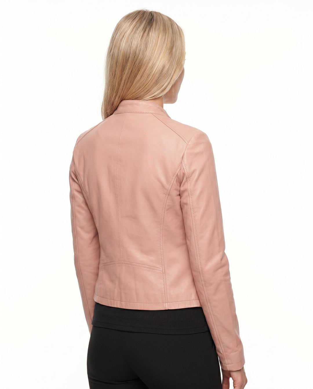 Women's Leather Jacket – Tailored Design for Versatile Casual Wear