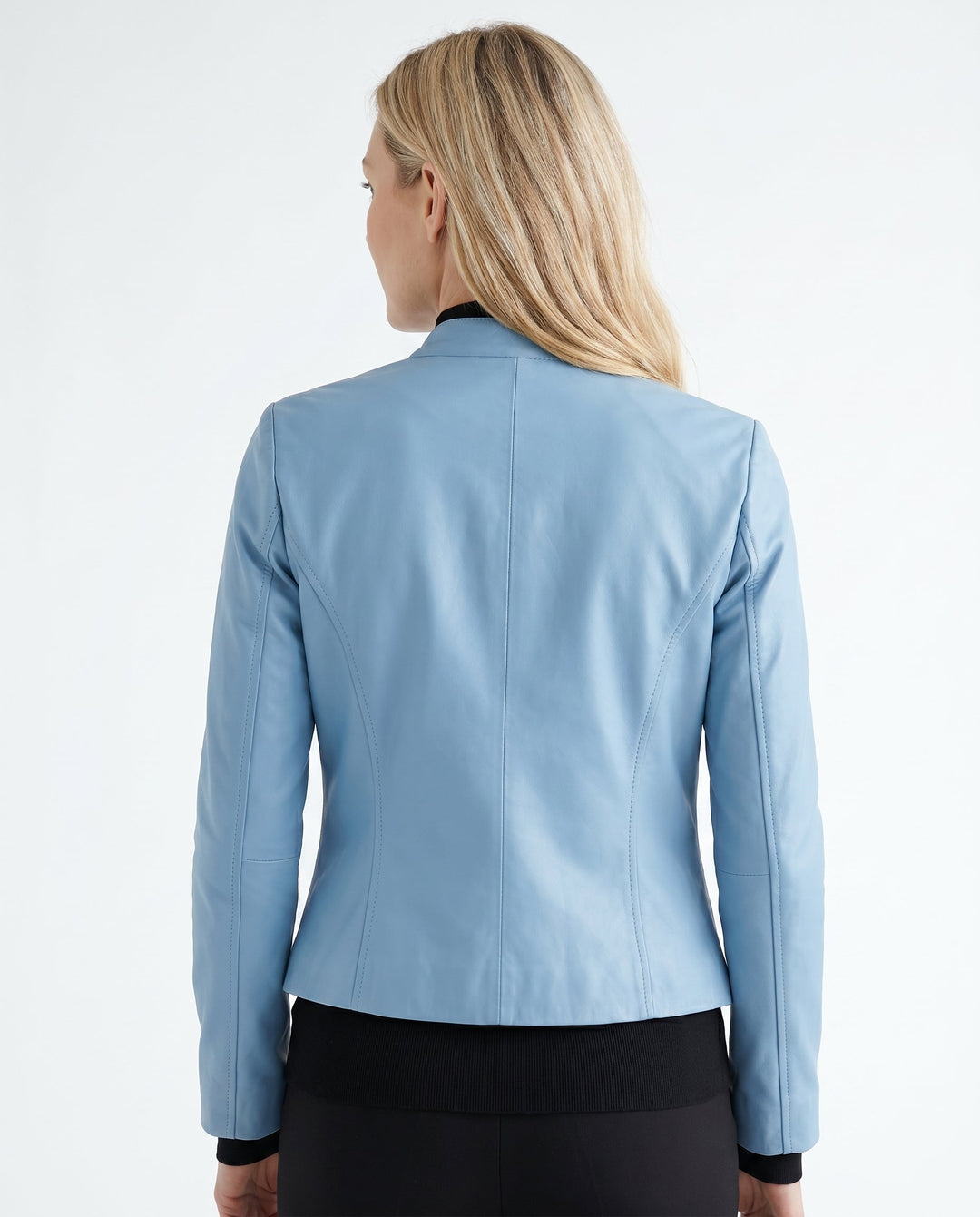 Women's Leather Jacket – Tailored Design for Versatile Casual Wear