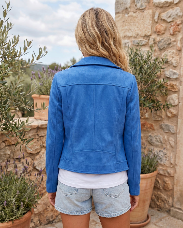Women's Timeless Suede Biker Jacket